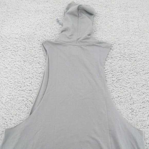 Under Armour UA Project Rock Training Tank Hoodie Mens Size Medium Grey NEW - Picture 9 of 14